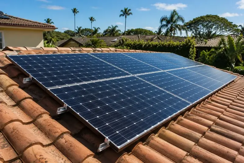 Installation de panneaux solaires à Saint-Marcel-l'Éclairé